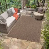 Muratap Sahara japandi buitenkleed jute-look weerbestendig vloerkleed 200x290 cm