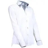 Giovanni Capraro 903-10 Heren Shirt 55/45% Katoen/Polyester
