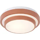 QAZQA Moderne plafondlamp sienna met wit 25cm IP44 - Walden