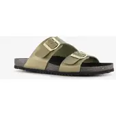 Hush puppies leren dames bio slippers groen maat 41