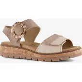 Hush puppies leren dames sandalen beige maat 39