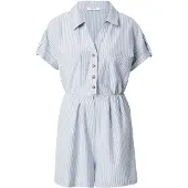 About You Jumpsuit 'Jella' duifblauw / wit