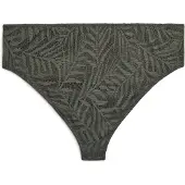 Swim By Zizzi Bikinibroek 'Serina' donkergroen