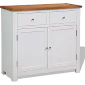 Super Merchant Dressoir 90x33,5x83 cm massief eikenhout