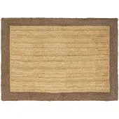 vidaXL Vloerkleden Grijs 140 x 200 cm Jute
