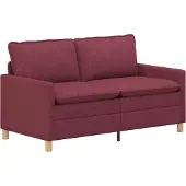 vidaXL Bank Wijnrood 156 x 81 x 87,5 cm Stof