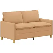 vidaXL Bank Beige 156 x 81 x 87,5 cm Stof