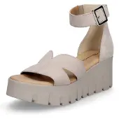 Tamaris Sandalen met riem lichtbeige