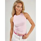 Busem Geribbelde Crew Neck Mouwloze Tanktop