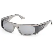 GCDS Zonnebril GD0073 56/18/135 Grijs/parel Voorkant acetaat UNISEX GD0073