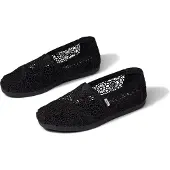 Toms Alpargata Polyester Zwarte Damesspadrilles
