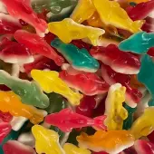 Stick 7-Jelly gummy-haaien snoep 1kg - HALAL - met rundergelatine