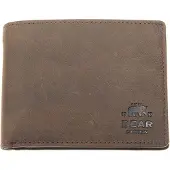 Bear design Dark Nature Leren Billfold - Bruin