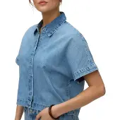 Vero Moda Ingeborg Denim Overhemd Dames XL