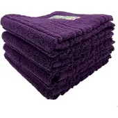 Himla Happy gastendoekje prune 30x50 cm - set van 4