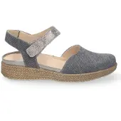 Durea 5924 Wijdte G Espadrilles | Maat 6 Dames Grijs