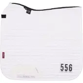 LeMieux Zadeldek Cotton Competition Dressage Square Wit