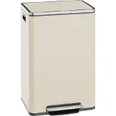 Songmics - Prullenbak - Pedaalemmer - Prullenbak 50L - Uitneembare Kunststof Binnenemmer - Softclose Deksel