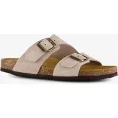 Hush puppies suède dames bio slippers beige maat 40