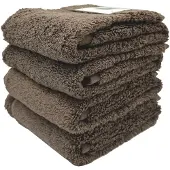 Himla Max handdoek 50x70 cm walnut - set van 4