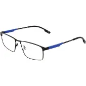 FLEXSON Flexon FLEXON E1164 Satin black/blue 54/15/145 MAN Brilmonturen
