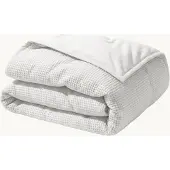 Y-NOT – Dekbed Zonder Overtrek 200x220 – Waffle – All Season – Zacht & Wasbaar – Wit