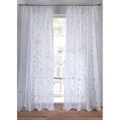 Bonprix Gordijn met glanzende sterren (1 stuk) H/B: 145/140 cm