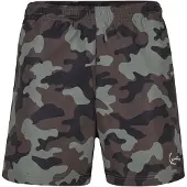 Karl kani Zwemshorts chocoladebruin / pastelgroen / zwart / wit
