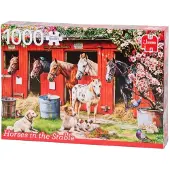 Jumbo Puzzel Horses in the Stable 1000 stukjes