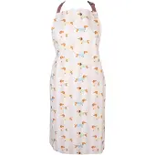 Clayre & Eef Keukenschort 70x85 cm Beige Katoen