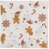 Clayre & Eef Servetten Papier Set van 20 33x33 cm Wit Papier