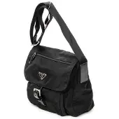 Prada Small Buckle Flap Crossbody schoudertas