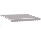 vidaXL Zonnescherm Frame Lichtgrijs 250 x 200 cm