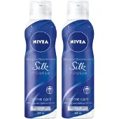 Nivea Silk Mousse Creme Care - Doucheschuim - Voor Een Zijdezachte huid - 2x 200 ml