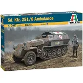 Wittmax Modelbouwpakket Militaire voertuigen - 7077 Sd.Kfz. 251/8 Ambulance Plastic - 1:72 - Modelbouw