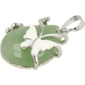 Ruben Robijn Vlinder druppel hanger Aventurijn groen