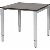 Schaffenburg Verstelbaar Bureau - Domino 80x80 logan - alu frame