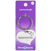 Paper Dreams Hart sleutelhanger - Hartsvriendin