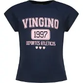 Vingino Shirt 'Houla' donkerblauw / mauve