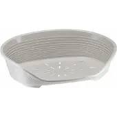Ferplast SIESTA DELUXE Basket Size 6 - 70.5*52*23 cm - Light Gray -