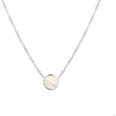Trendjuwelier huiscollectie 1326614 Zilveren Ketting Parelmoer 1,7 mm 42 + 3 cm