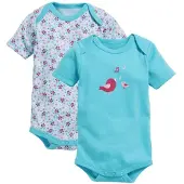 Playshoes Body korte mouw Birdie - 2 stuks