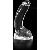 Dark Crystal Dildo 21,5 x 5 cm - transparant