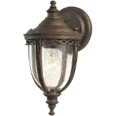 Elstead Lighting Wandlamp buiten English Bridle, dimbaar, brons / oud-messing, metaal, Antiek, Wandlamp buiten