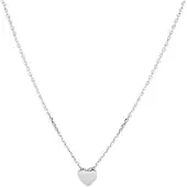 Trendjuwelier huiscollectie 1332360 Zilveren Ketting Hart 1,1 mm 41 + 4 cm