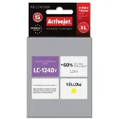 ActiveJet AB-1240YNX inktpatroon voor Brother-printers; vervanging voor Brother LC1220Bk/LC1240Bk; hoogste kwaliteit; 12 ml; geel