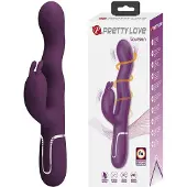 Pretty Love - Laurens - Rabbit Vibrator met Climax Button - Paars