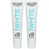 IWhite Dark Stains Whitening Tandpasta 2x75 ml Tandpasta