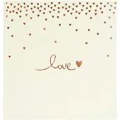 Goldbuch - Trouwalbum Raining Hearts - Perzik - 30x31 cm