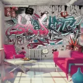 Artgeist Fotobehang – Behangpapier - Fotobehang - Graffiti: hey You! 100x70 -